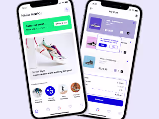 E-commerce shop app