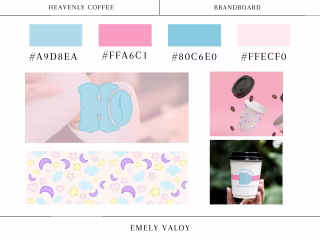Heavenly Coffee branding