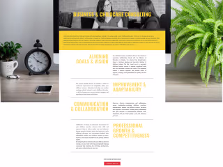 Text Heavy Web Design for Future Canadian Consultancy Services