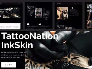 InkSkin Landing Page
