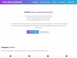 [Event Landing Page] NL2Code