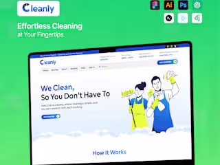 Cleanly - Website and Dashboard Design and Development