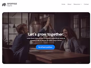 ARAMAZ DIGITAL - WEBPAGE DESIGN