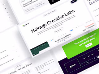 Hokage Creative Labs Website Design