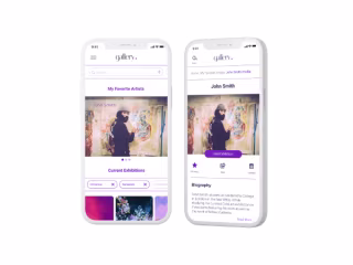 UX Design | Mobile App - Virtual Tour App for an Art Gallery