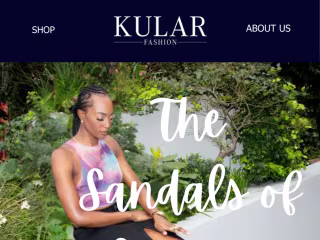 Fashion brand wanted to send a sandals collection email campaign