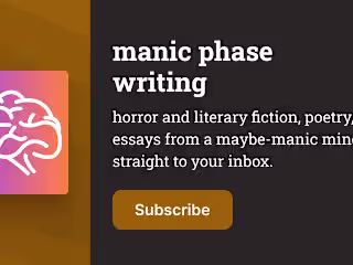 manic phase writing