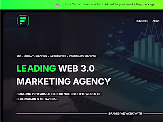 Kryptonite - Web 3.0 Marketing Agency Website Design 