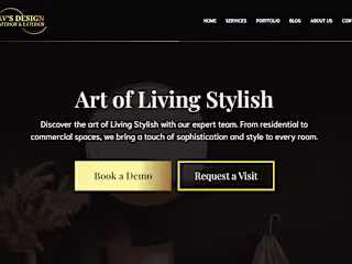 AV's Design - Interior Designer Website