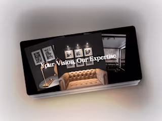 Premium Landing Page for an Interior Design Company.