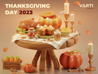 Graphic Design | 3D Motion:Thanksgiving Day 