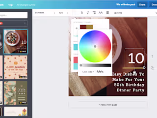 Canva Color Picker Feature
