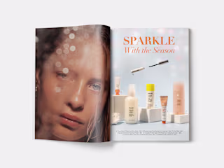 Skincare Magazine Spread