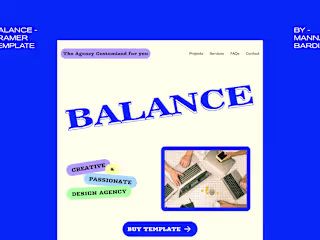 BALANCE - TEMPLATE FOR AGENCY / FREELANCERS