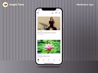 UI/UX Design for Meditation App