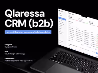 Qlaressa CRM (B2B) - Improved Tickets Resolution