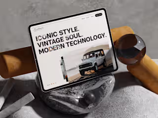 UX/UI Website Design and Webflow for Automotive Brand