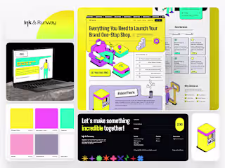 Fashion Brand Accelerator | Web Dev + UI Design + Illustration