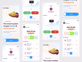 Crypto Wallet App Design
