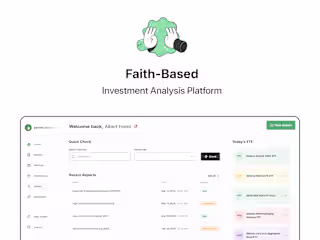 Faith-based Investment Web App