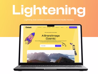 Lightening - Social media marketers website