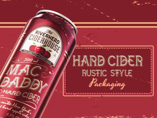Rustic Can Design for New York Apple Hard Cider
