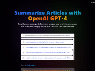 Summarize Articles with OpenAI GPT-4