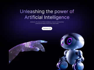 AI Chatbot Landing page :: Behance
