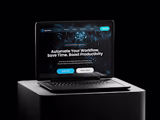 Saas Website Landing Page|| UI/UX Design