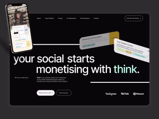 Think - Unconventional SAAS Website
