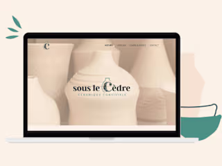 Branding (Website + Print) | Sous Le Cèdre 