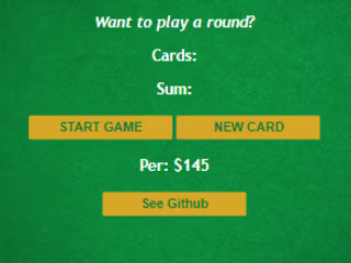 Black Jack Game