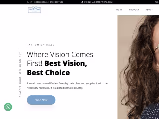 Ecommerce Website for Opticals Purchase
