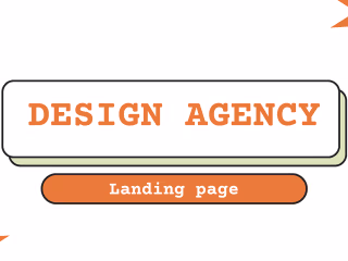 Design agency - landing page.