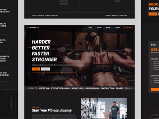FlexFitness - Framer Template