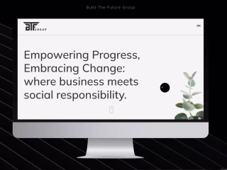 Landingpage for Build The Future Group
