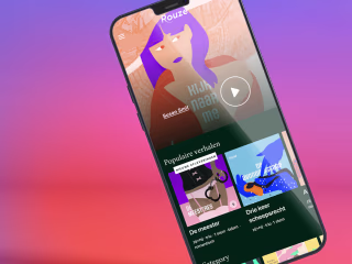 UX/UI design - app for listening to erotic stories 
