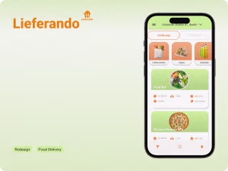 UI — Hungergames, Redesign Lieferando App