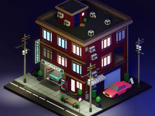 Low Poly Buildings