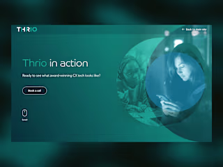 Thrio in action - Webflow Development