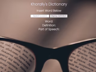 Dictionary App