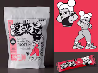 inBulk Protein Supplement Brand Design