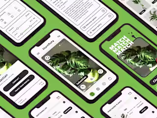 Plantmate - UX design - Online market place, mobile app