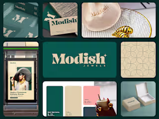 Modish Jewels Brand Identity