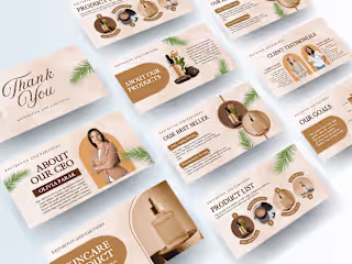 Skincare Product Presentation Design