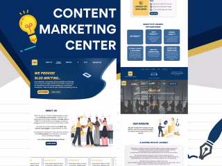 Content Marketing Center Website Redesign