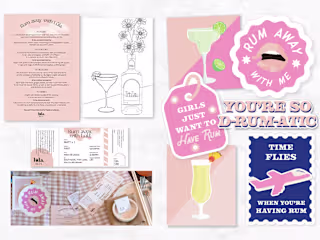 Lula Rum Media Event Print Collateral