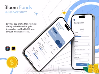 Fintech Saving App Bloom Funds: Behance