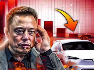 The-Beginning-of-the-Downfall-of-Tesla Thumbnail Design