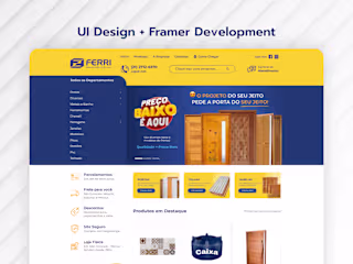 UI Design + Framer Development